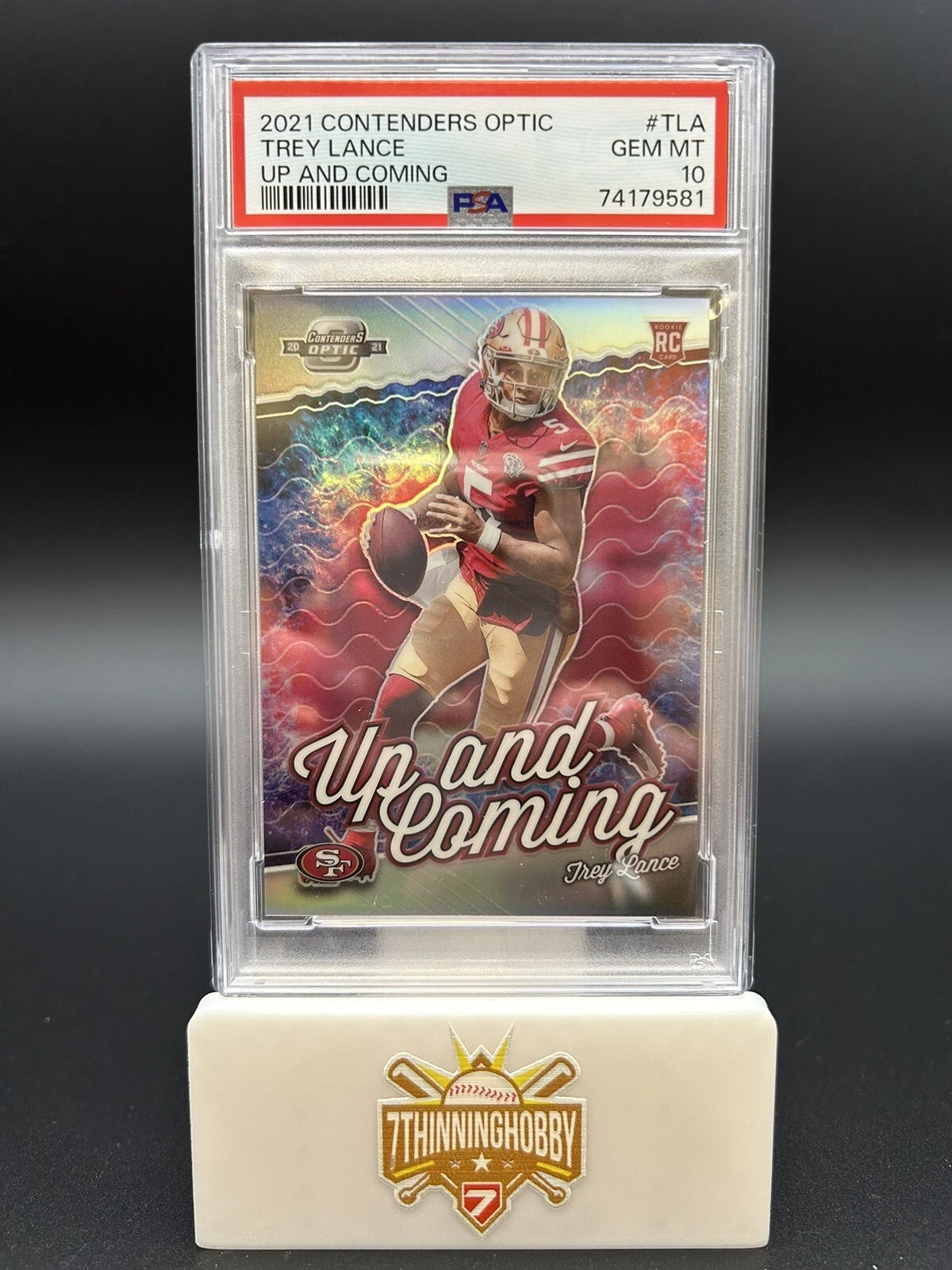 Trey Lance Panini Contenders Optic Up and Coming #TLA Base
