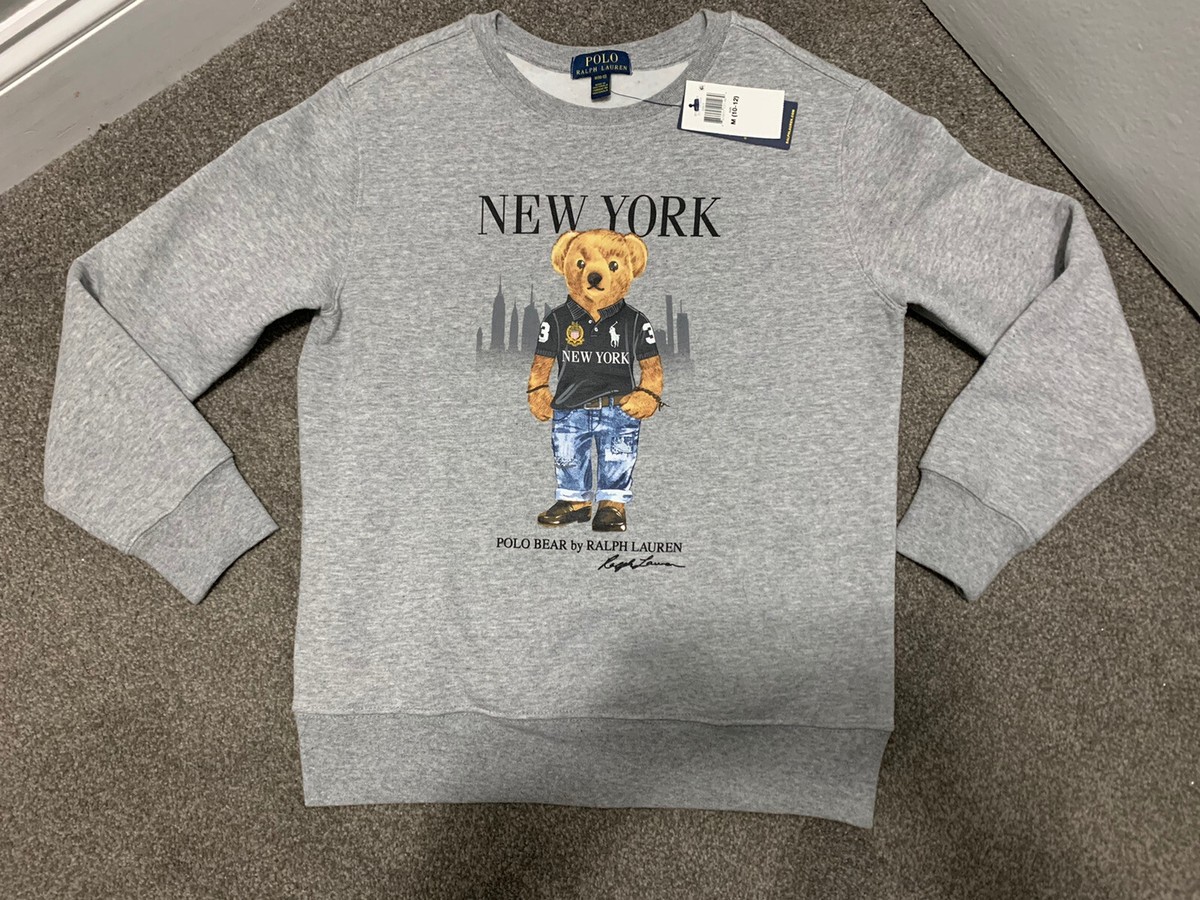 Polo Bear by Ralph Lauren トレーナー　M POLO RALPH LAUREN ラルフローレン ガールズ ポロベアー
