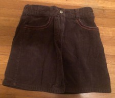 Gymboree Corduroy Brown Skirt/Skort Size:9 EUC