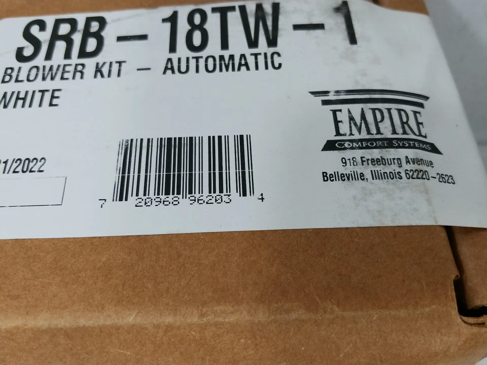 Kit Soplador Empire Comfort Systems SRB-18TW-1 - Automático en Blanco Foto 3 de 4