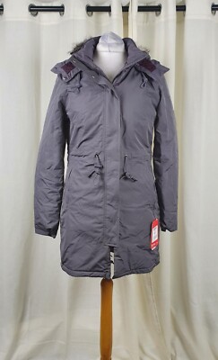 The North Face Womens Zaneck Parka Rabbit Grey UK M RRP £260 LN046 FF 04