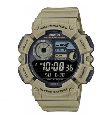 Casio WS-1500H-5BVEF HERRENUHR DIGITAL GRÜN 48mm UNTERPREIS