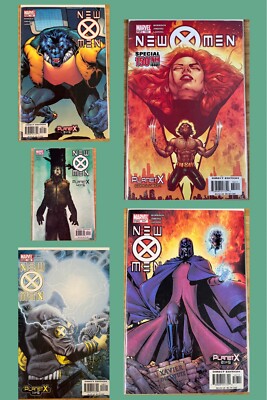 New X-Men #146 #147 #148 #149 #150 2003 2004 Marvel! Planet X Complete Story!