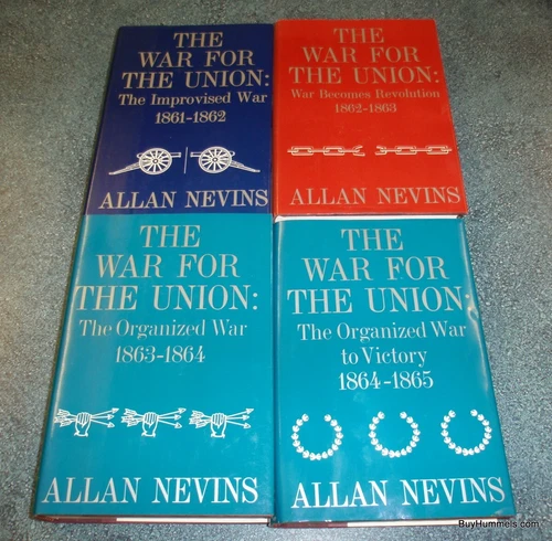 War For The Union by llan Nevins 4 Volume Set 1861-1865 - Civil War Books!