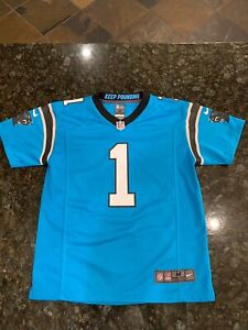 youth cam newton jersey blue
