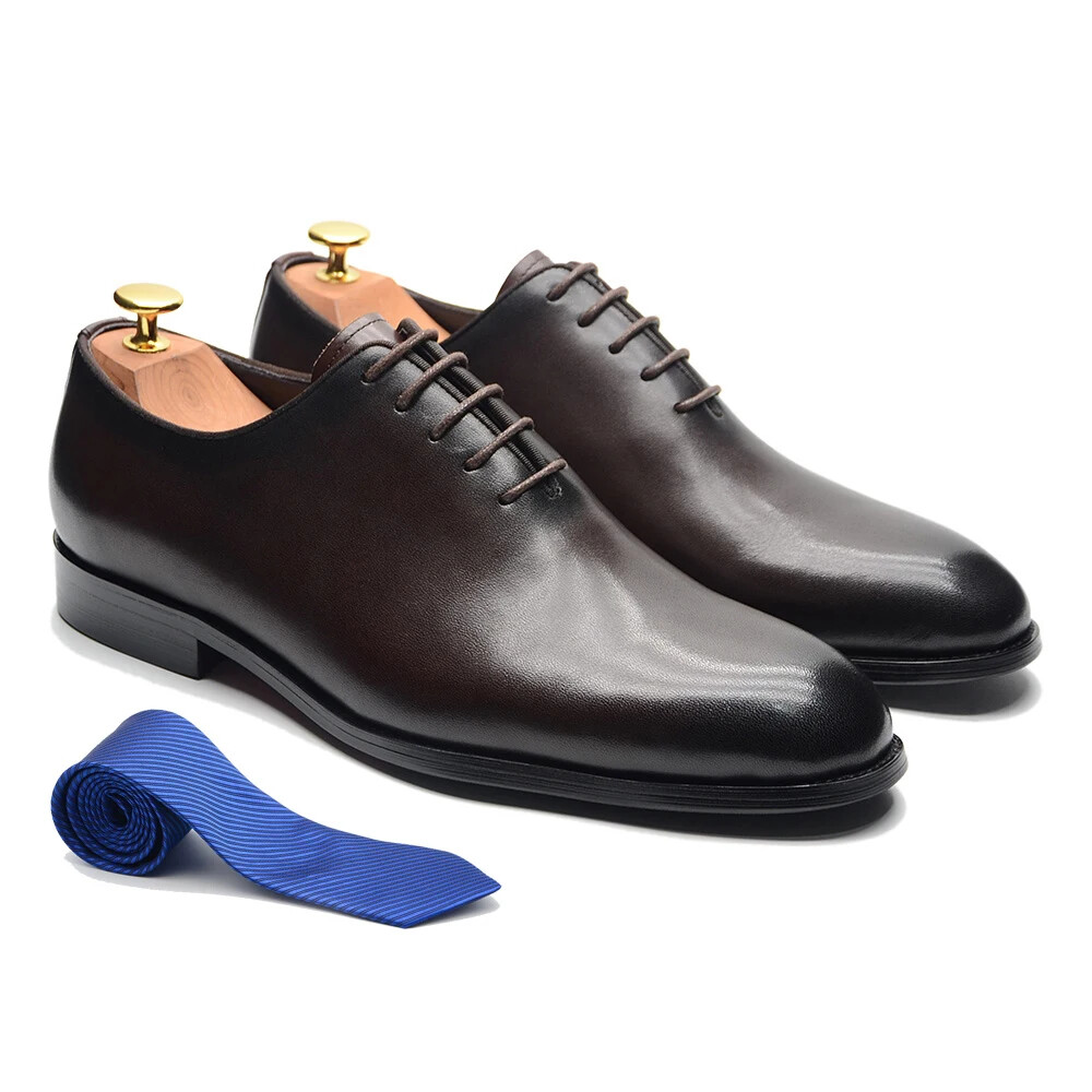 SAOLA Scarpe eleganti Oxford uomo pelle stringate punta liscia business ufficio scarpe formali