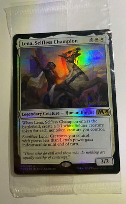 Lena, Selfless Champion - Prerelease Cards FOIL Near Mint 21 SEALED