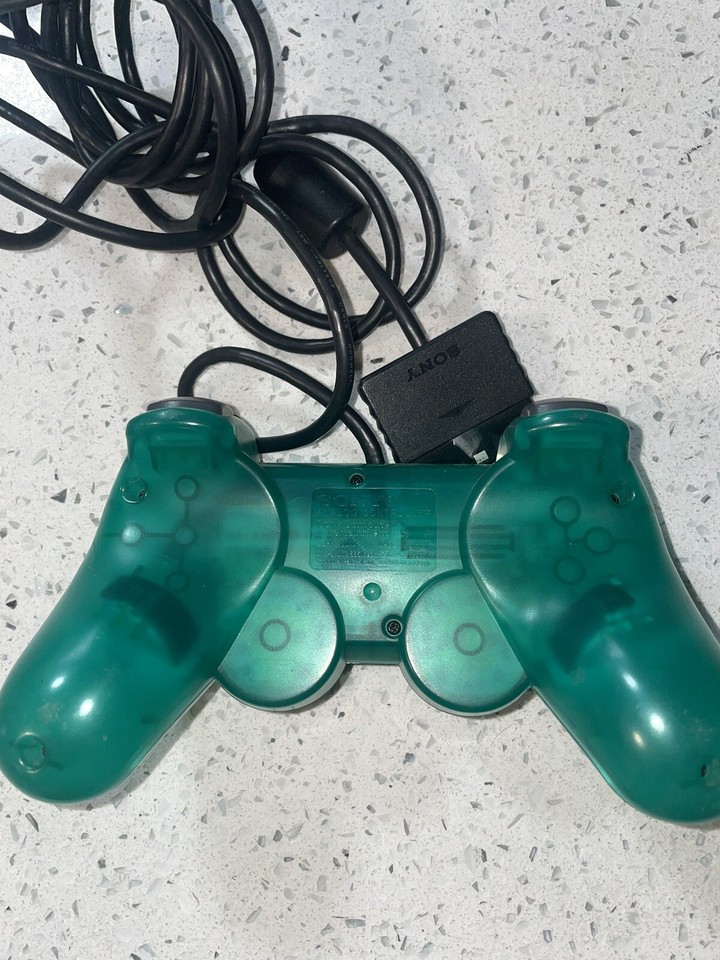 ps2 controller emerald green | eBay