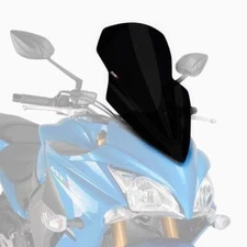 Puig Touring Screen Windshield Black Opaque Suzuki GSX-S 1000 FA 2015 - 2021
