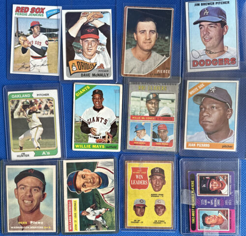 🔥Vintage 12 Card Lot🔥 1966 Willie Mays🔥Fr-EX - Picture 1 of 10
