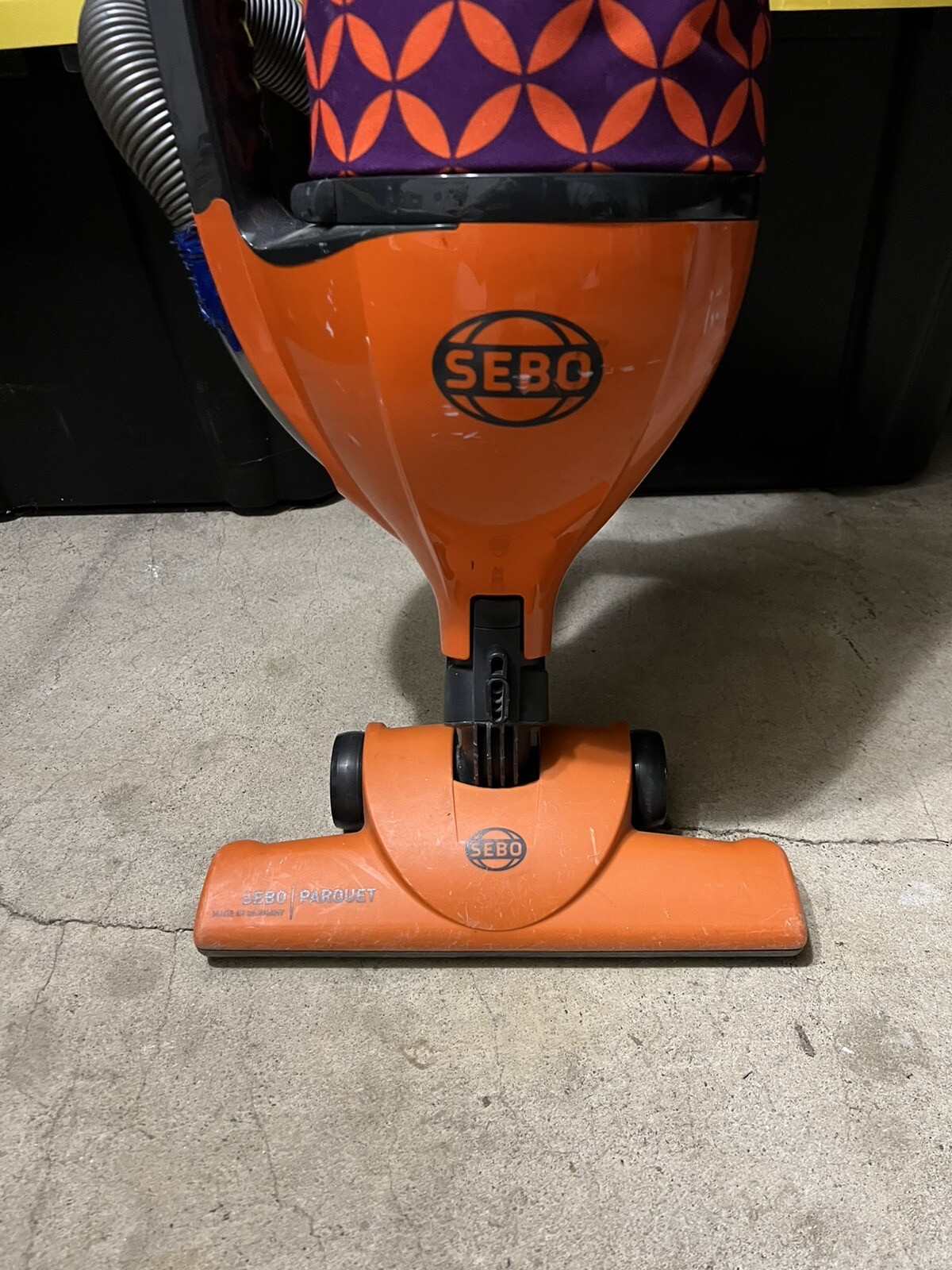 SEBO Premium Felix 1 HSH Orange Upright Vacuum Made In Germany