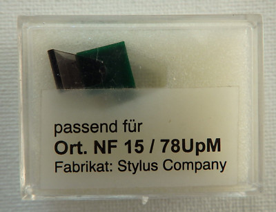 Diamant Nadel für Ortofon NF 15 D MK II - Dual DN 353 - Universal 78er Schellack