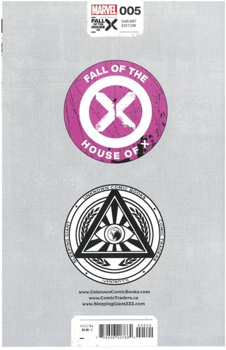 FALL OF THE HOUSE OF X #5 UNKNOWN COMICS MIGUEL MERCADO EXCLUSIVE VIRGIN VARIANT - Picture 2 of 2