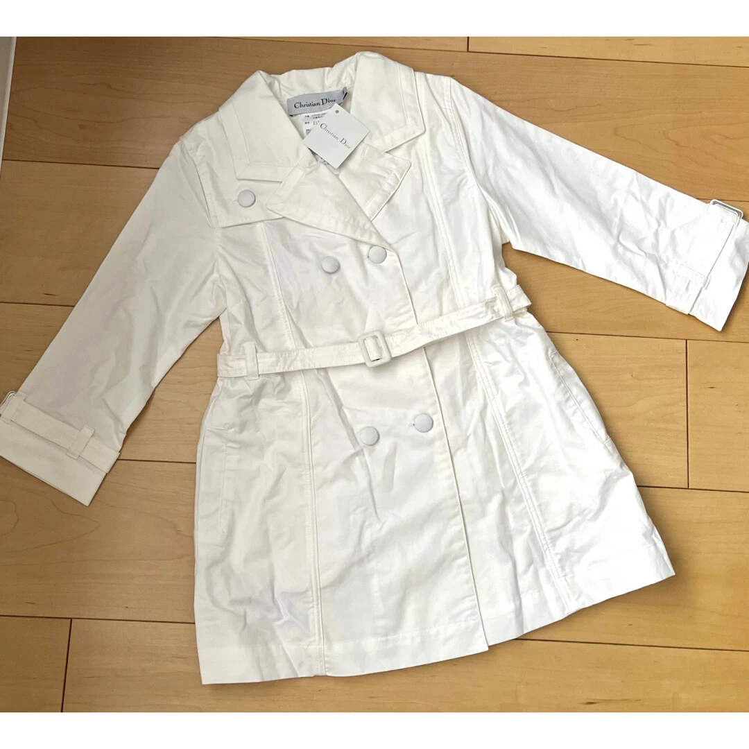 Trench coat enfant Christian Dior blanc 4A