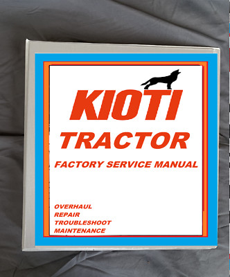 Kioti Daedong RX60 RX6010 tractor service repair workshop manual binder free shp