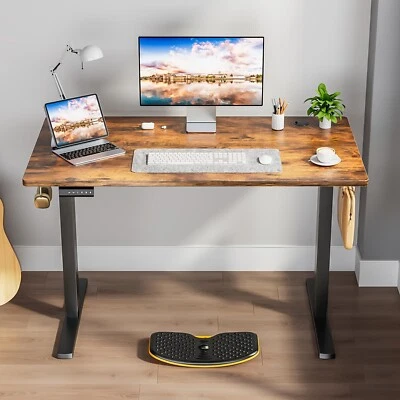 ZUNMOS Electric Height Adjustable Sit- Stand Desk 40/48/55/63 Inch Memory System