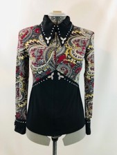 XSmall Western Show Pleasure Rail Shirt Jacket Clothes Showmanship Horsemanship