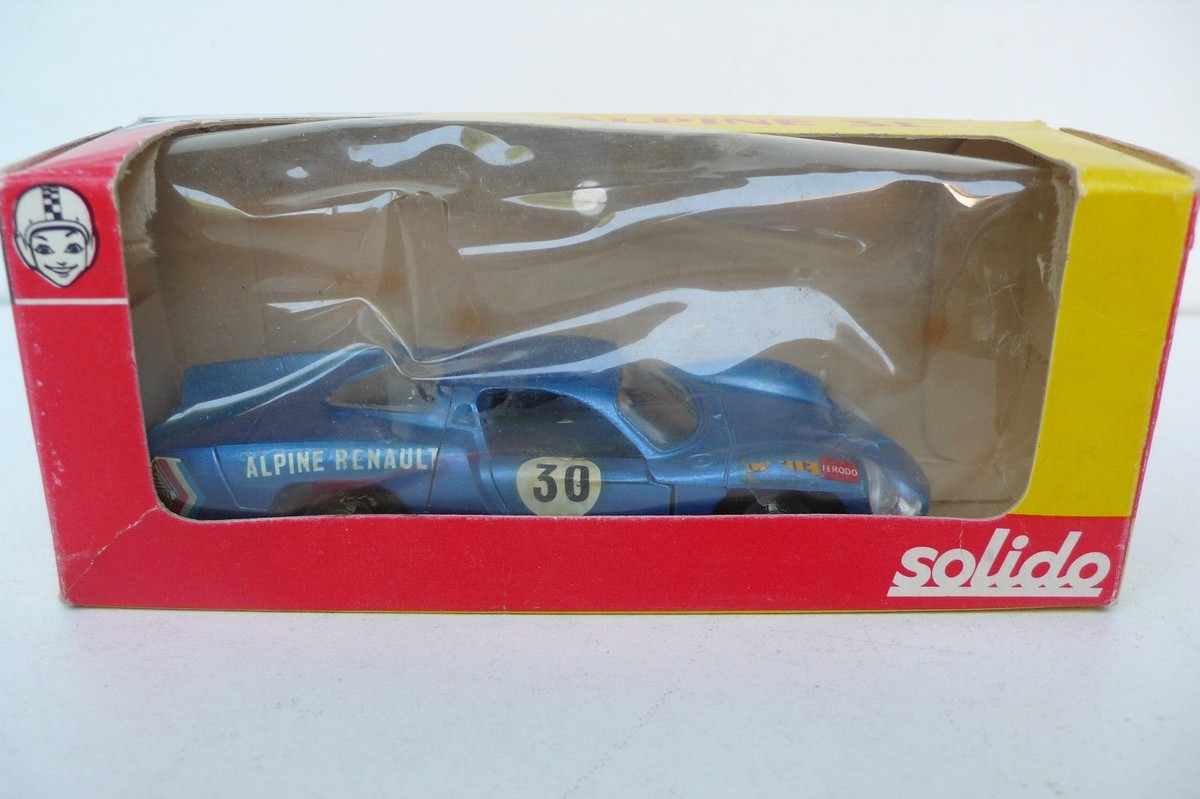 Miniature Solido France – Alpine 3 L. Réf 168, échelle 1/43, Occasion Avec Boîte