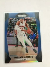 F61778  2017-18 Panini Prizm Prizms Blue #179 Tobias Harris /199 PISTONS
