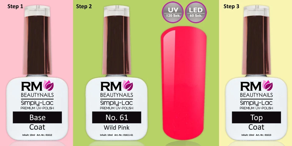 10ml UV Nagellack Polish Capri Türkis Gelpolish Nagelgel Pinsel Flasche Nail Art - Bild 3 von 4