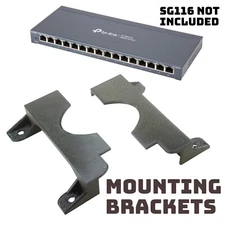 Wall Mount / Under Table Mount for TP-Link TL-SG116 Network Switch