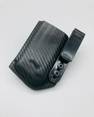 S&W M&P 5.7 Single Magazine Pouch Black Carbon Fiber Kydex Inside Waist IWB USA