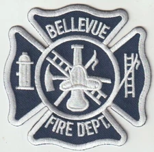 Bellevue CA Fire District patch shipped from Australia