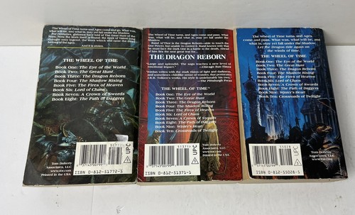 The Wheel of Time PB Lot - The Great Hunt; A Crown of Swords; The Dragon Reborn - Picture 16 of 17