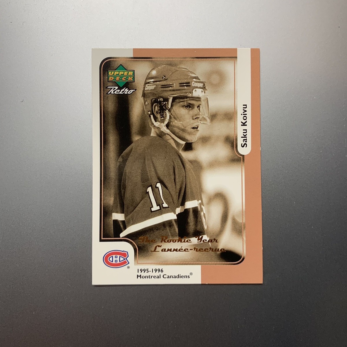 Upper Deck Mcdonald's Retro The Rookie Year Saku Koivu Montreal