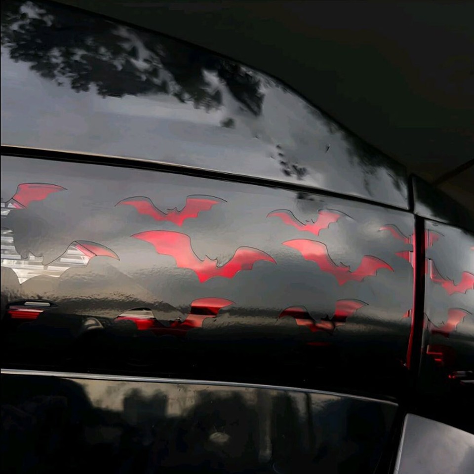 Bat Car Taillight Cover Sticker Waterproof DIY Headlight Vinyl Decal