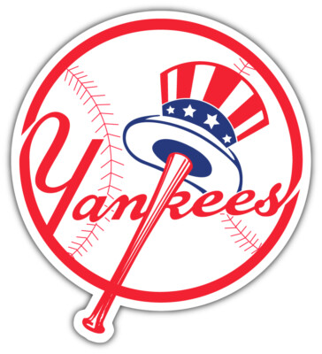 New York Yankees MLB Baseball Sport Logo  Car Bumper Sticker Decal ''SIZES''