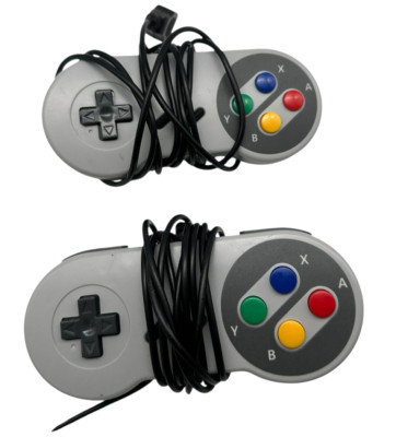 2x Nintendo SNES Super Nintendo Controller - Grau, Dritthersteller