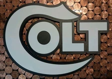 Colt Firearms Wall Decor Hanging Sign W/Holes