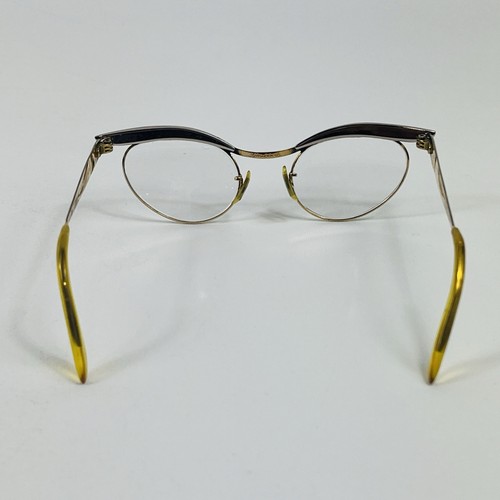 VTG American Optical Glasses Cat Eye 1/10 12k GF Gold Filled AO Perfect Mate MCM - Picture 5 of 21