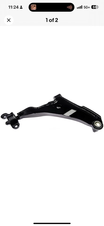 Conjunto de brazo de control de suspensión y rótula MAS CB67023 Foto 3 de 3