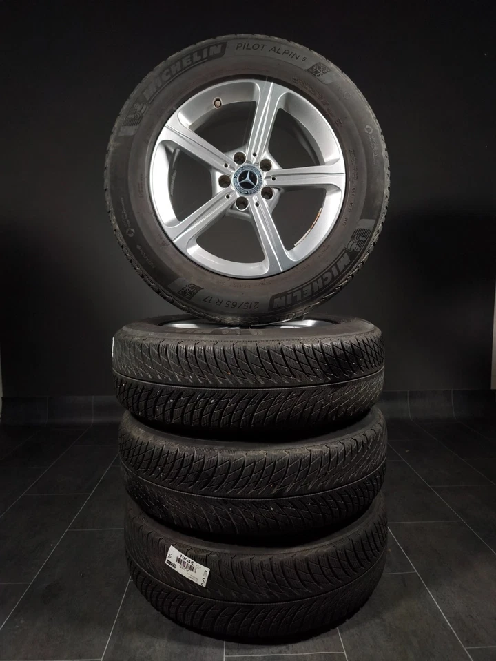 4 Winterräder 215 65 R17 Mercedes GLB GLA Klasse W247 H247 17" Alufelgen - Bild 2 von 4