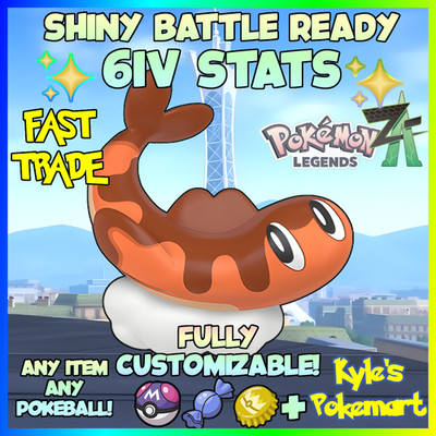 6IV Tatsugiri Curly Form Pokemon Legends ZA (Legends Z-A) Customizable!