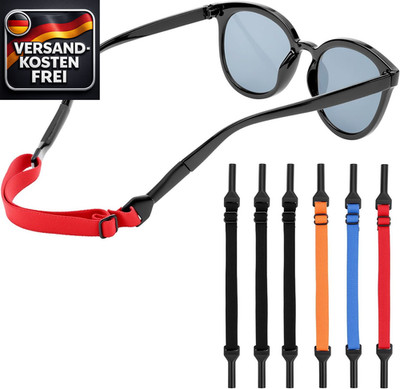 Verstellbares Brillenband elastisch rutschfest für Herren Damen, vielseitig, lan