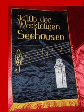 Seehausen NRD flaga proporczyk baner wiszący na ścianie SED NVA KVP VP MdI