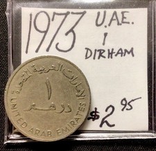 1973 United Arab Emirates 1 Dirham! ENN Coins