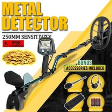 GOLDSEEKERS Metal Detector All Metal Mode Waterproof Target-ID 40hr Battery USA