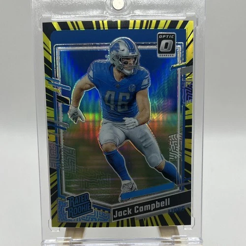 Panini 2023 Donruss Optic Rated Rookie Jack Campbell #235 Electricity Prizm /69