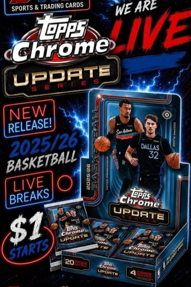 TOPPS CHROME UPDATE W/ JRED !!