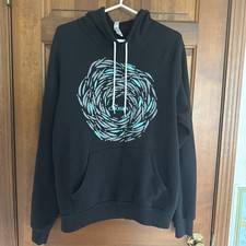 The Chosen Against The Current Graphic Hoodie Unisex Large L Black Jesus Church