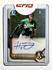 2022 Bowman Draft Henry Bolte 1st Bowman Chrome Auto Athletics CDA-HB