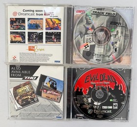 Dreamcast Games Lot - CIB, Complete - Last Blade 2, King of Fighters, Evil Dead