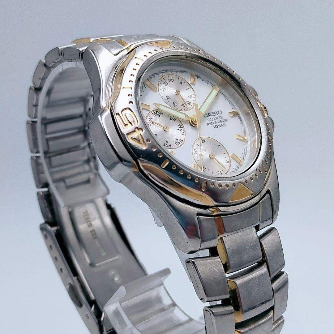 Rare CASIO MTD 1046 3 Hand Multi Function Watch - image 6