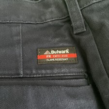 Bulwark FR Pants Men  s Size 38x30 Navy Blue Flame Resistant CAT 2 2112