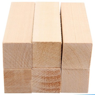 6Pcs Basswood Carving Blocks for Wood Beginners Carving Hobby Kit DIY6019