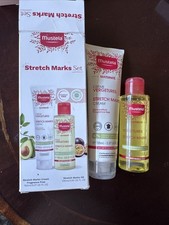 Mustela Maternity Stretch Marks Set - Natural Pregnancy Skincare Cream  Oil